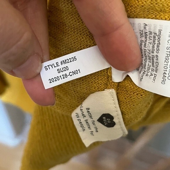 Madewell Lightweight Open Front Slub Cardigan Sweater S - Picture 6 of 9